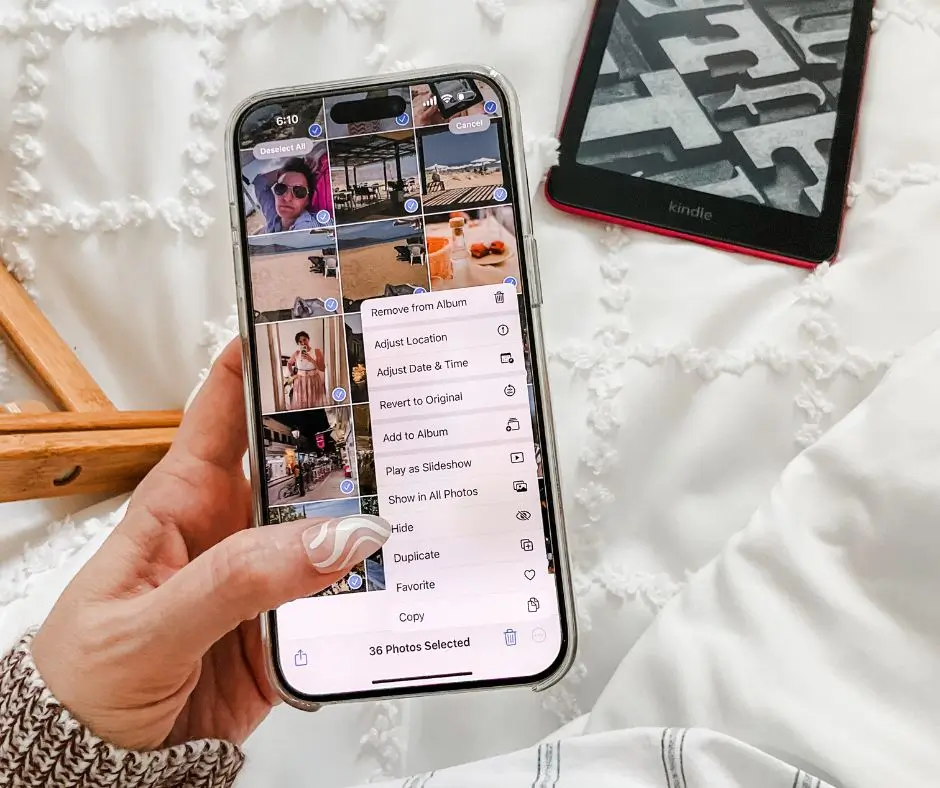Hide photos from your camera roll